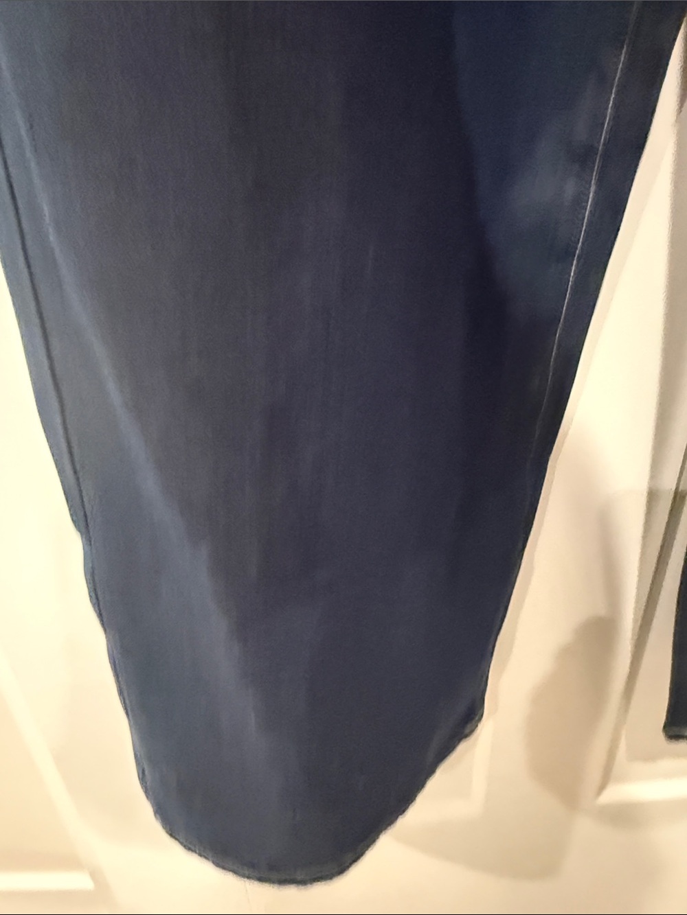 Women's Dark Blue Denim Wide-Leg Two piece outfit - Picture 6 of 9